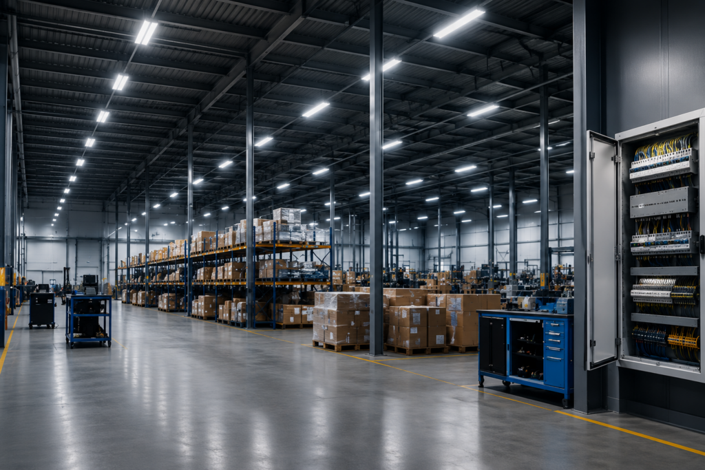 LED-Hallenbeleuchtung für Industrie und Gewerbe