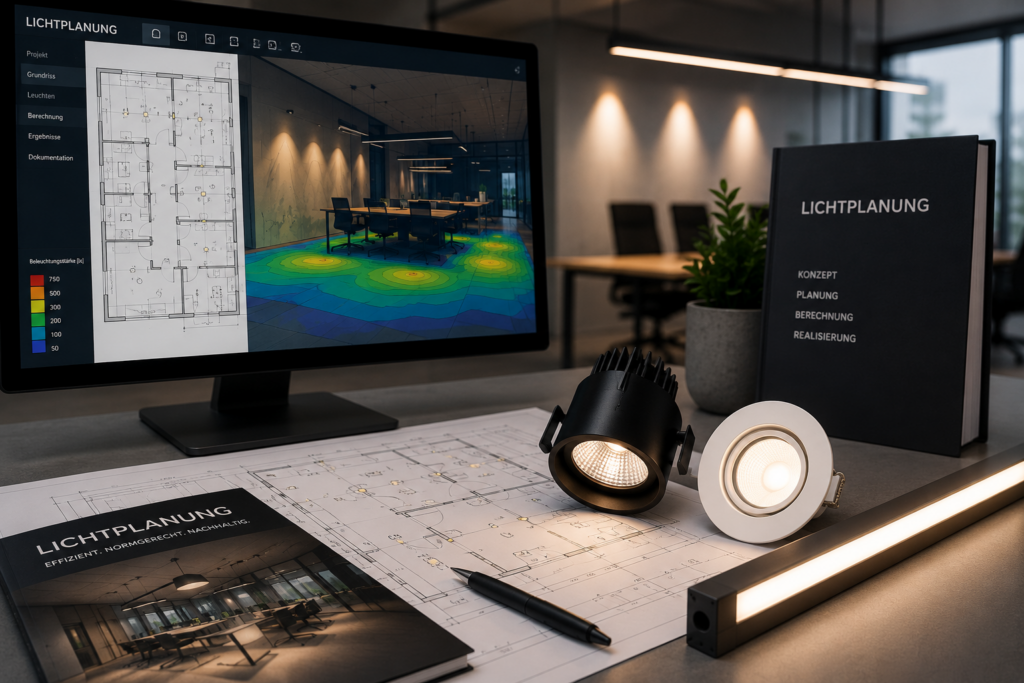 Professionelle Lichtplanung für Industrie- und Gewerbegebäude