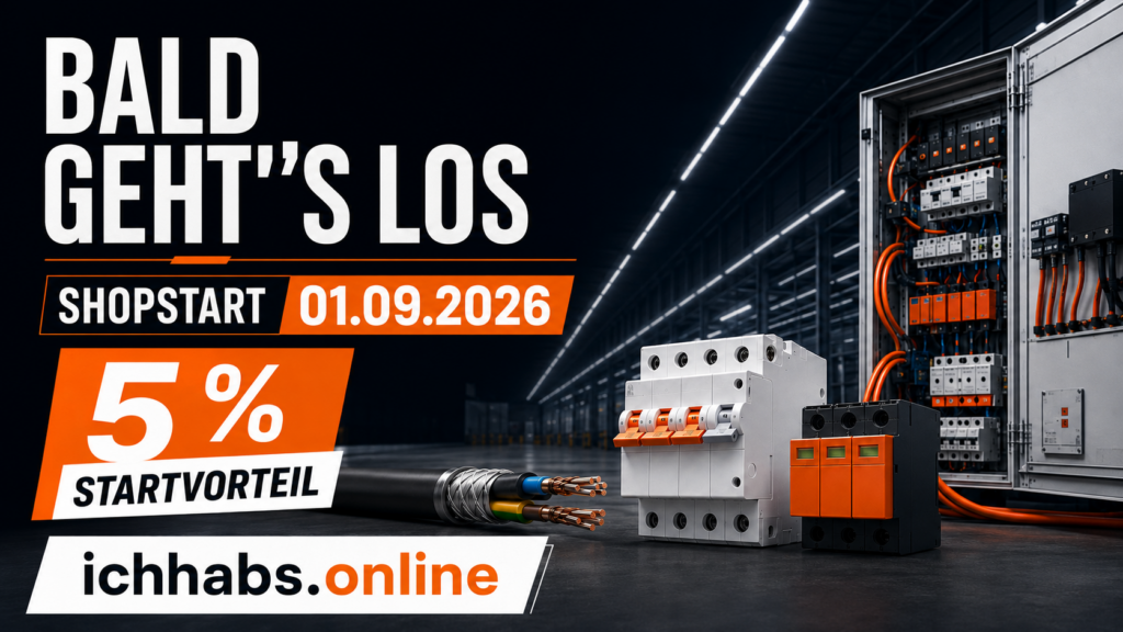 B2B-Onlineshop für Elektroprodukte startet am 01.09.2026 – 5 % Startvorteil